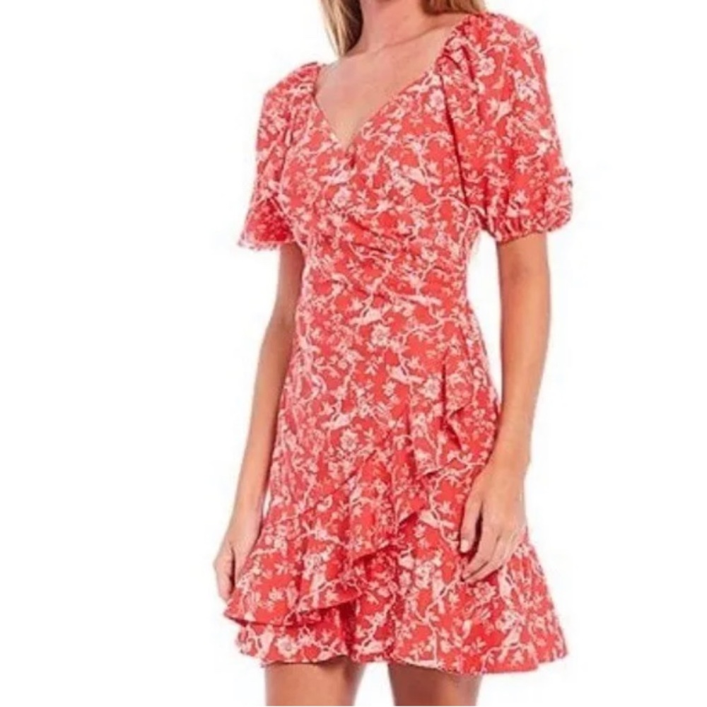 NWOT Anthropologie Sachin & Babi Catherine Puff Sleeve Mini Dress 4 - Picture 2 of 11